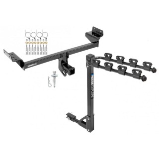 Reese fold down 4 bike online rack